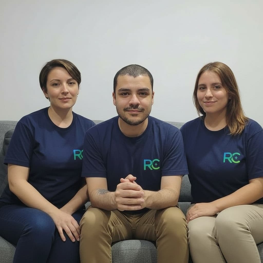 RochCode - Nuestro Equipo Equipo de RochCode trabajando en soluciones digitales para PYMES
