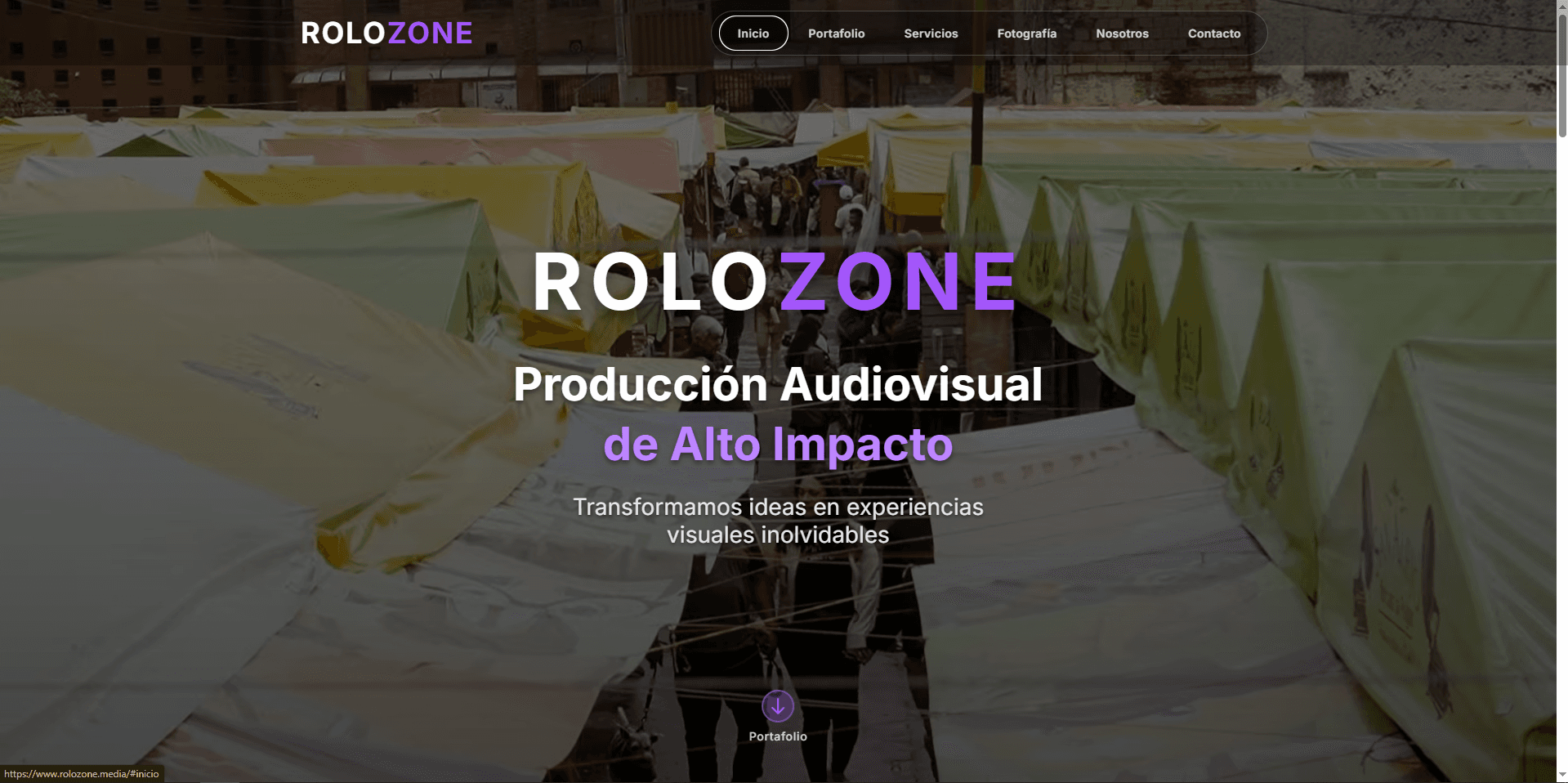 Rolozone | Proyecto de Landing Page - RochCode Captura del proyecto Rolozone - Landing Page desarrollado por RochCode